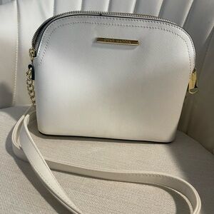White Steve Madden Over the Shoulder Purse